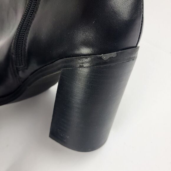 Steve Madden SILVEE Women Boot Bootie Pointed Toe Black Zip Size 10M - Picture 10 of 13